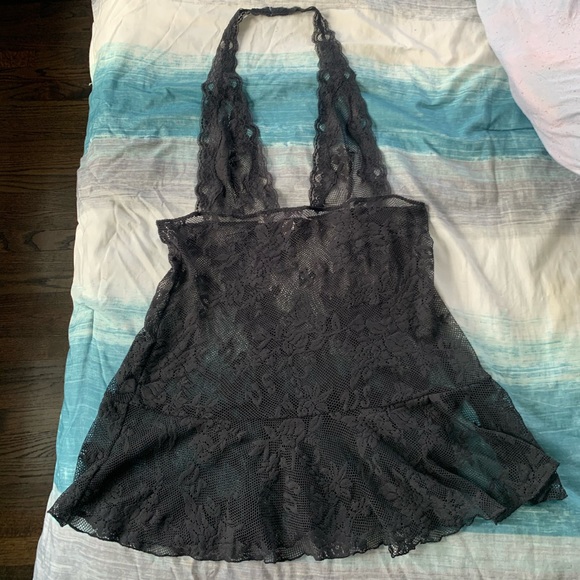 Victoria's Secret Other - Lace Babydoll Halter Top